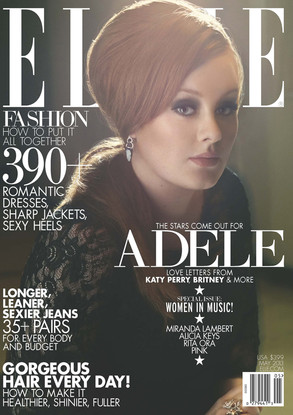 Adele, Elle Magazine Cover Adele, Elle Magazine Cover